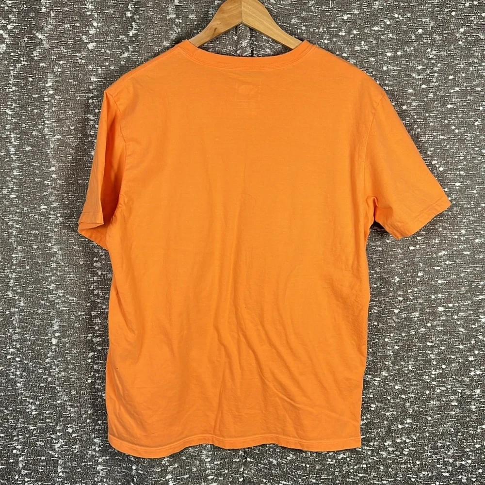 The North Face Men's‎ Short-Sleeve Jumbo Half Dome Orange Shirt Tee Size Large